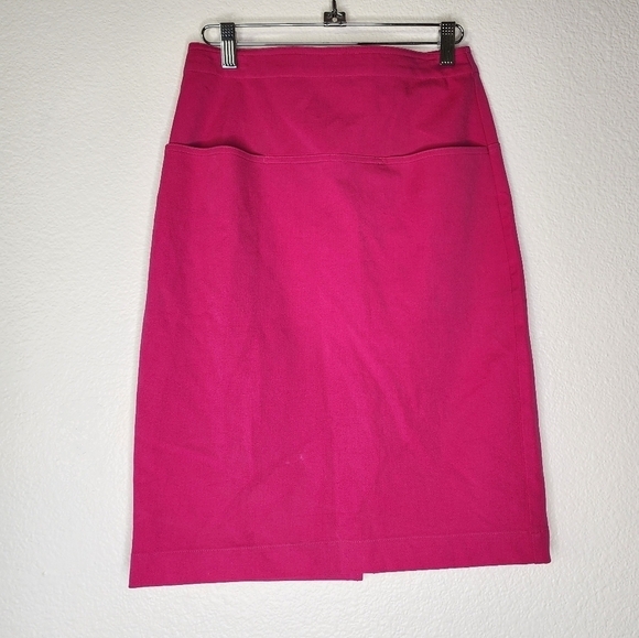 Theory Barbie Pink Front Pocket Pencil Skirt 0 - Picture 1 of 6